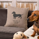Recherche de teckel drôle coussins Chiens
