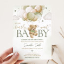 Recherche de bearly wait baby shower invitations Ballon