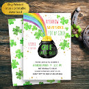 Recherche de trèfle de 4 feuilles invitations Shamrock