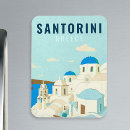 Recherche de santorini magnets Île grecque