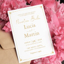Recherche de gold frame invitations Rustique