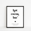 Recherche de cacao chaud posters Noir et blanc