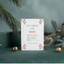 Recherche de rouge vert noël invitations Baies