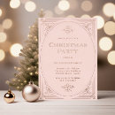 Recherche de rose gold noël invitations Élégant