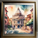 Recherche de paysage urbain peintures posters Italie