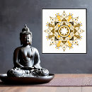 Recherche de zen méditation posters Mandala
