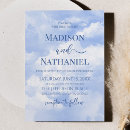 Recherche de rêveur invitations Bleu