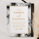 Recherche de marbre noir et blanc invitations Pour eux