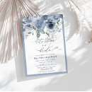 Recherche de blue floral bridal shower invitations Bleu poussiéreux