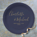 Recherche de navy wedding assiettes Classique