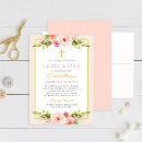 Recherche de baby girl baptême invitations Floral