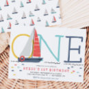 Recherche de nautical 1ans anniversaire invitations Bateau