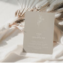 Recherche de taupe et blanc invitations Minimaliste