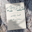 Recherche de vert sapin mariage invitations Rustique