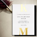 Recherche de or blanc noir invitations Feuille d'or
