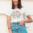 Suche nach botanisches muster tshirts Aquarell