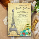 Recherche de tour eiffel vintage invitations France