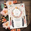 Recherche de dreamcatcher baby shower invitations Plumes