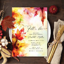 Recherche de autumn bridal shower invitations Aquarelle