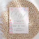 Recherche de rose et argent invitations Pour elle