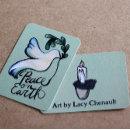 Suche nach frieden kleine grußkarten Tauben