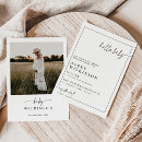 Recherche de non baby shower invitations Moderne
