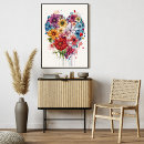 Recherche de modern heart posters Pour elle