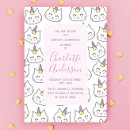Recherche de unicorn cat invitations Enfants
