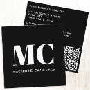 Suche nach monogramm w visitenkarten Modern