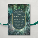 Recherche de faux gold mariage invitations Vert émeraude