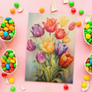 Recherche de vintages pâques cartes Tulipe