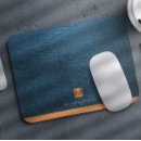Recherche de cuir bleu tapis souris Luxe