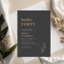 Recherche de unisexe cartes invitations Noir et blanc