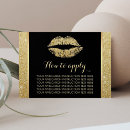 Suche nach anweisungen Lippen