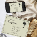 Recherche de palmier invitations Vintage