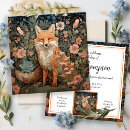Recherche de renard rouge invitations Mignon