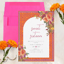 Recherche de fuchsia 16ans anniversaire invitations Tropical