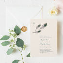 Recherche de bleu paon mariage invitations Monogramme