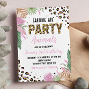 Recherche de empreinte léopard invitations Jungle