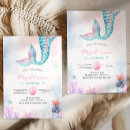Recherche de little mermaid party invitations Sous la mer