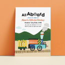 Recherche de tous à bord invitations Fête d'anniversaire du train