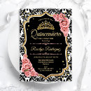 Recherche de blush pink quinceanera invitations Rose pâle
