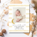 Recherche de lune jaune invitations Bébé