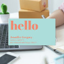 Recherche de fun visitenkarten Orange