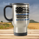Recherche de drapeau américain voyage mugs Policier