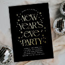Recherche de nouvelle année chic invitations Feux d'artifice