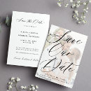 Recherche de photo save the dates Minimaliste