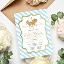 Recherche de carousel baby shower invitations Cheval
