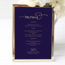 Recherche de poster mariage menus Élégant