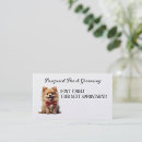 Recherche de toilettage rendez vous cartes Chien mignon